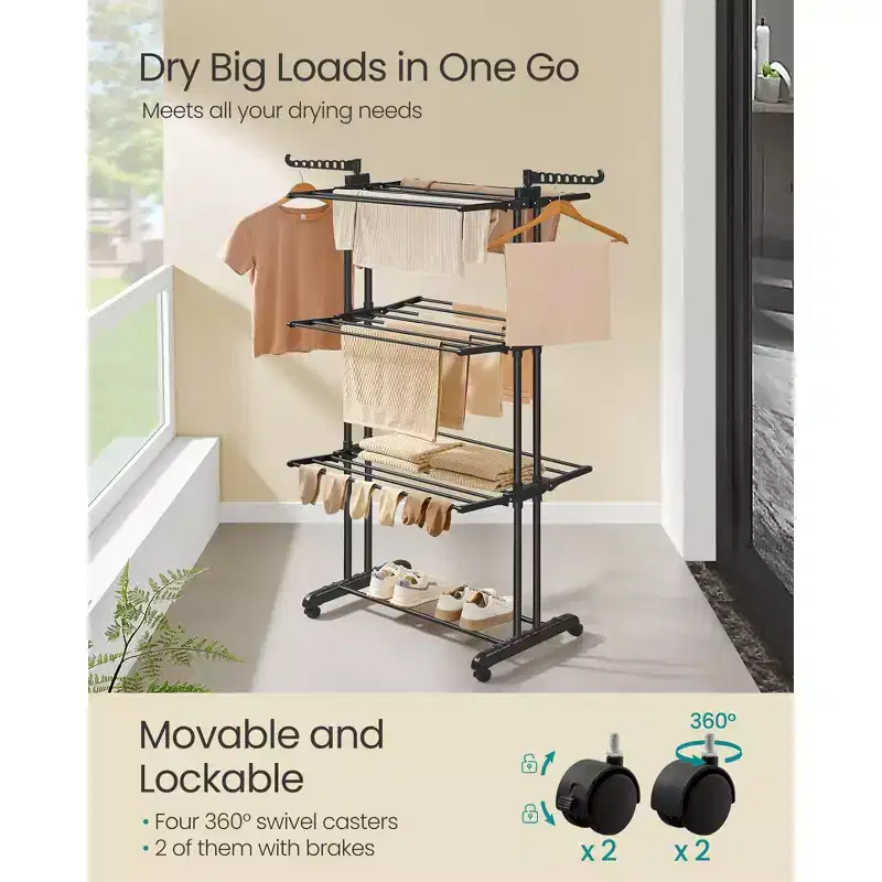 4-Tier Clothes Drying Rack