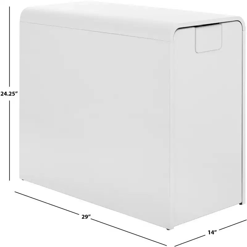 Black / Oak / White Rolling Sports Equipment Rack, Metal & MDF, Floor Storage