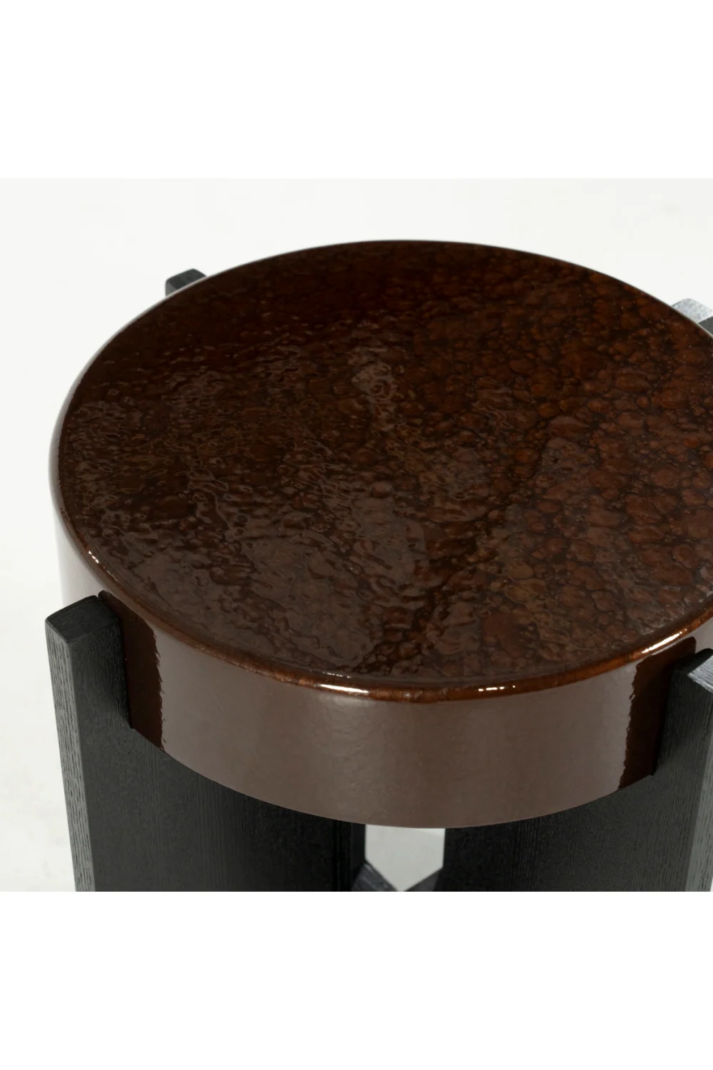 Shell Painting Side Table