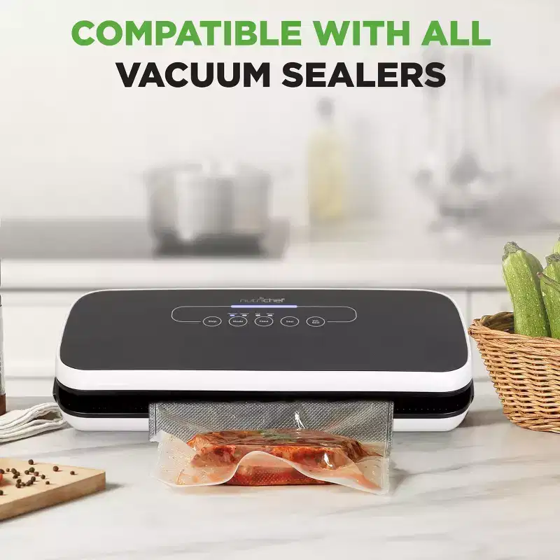 NutriChef Clear Multi-Layer Vacuum Sealer Bag Rolls