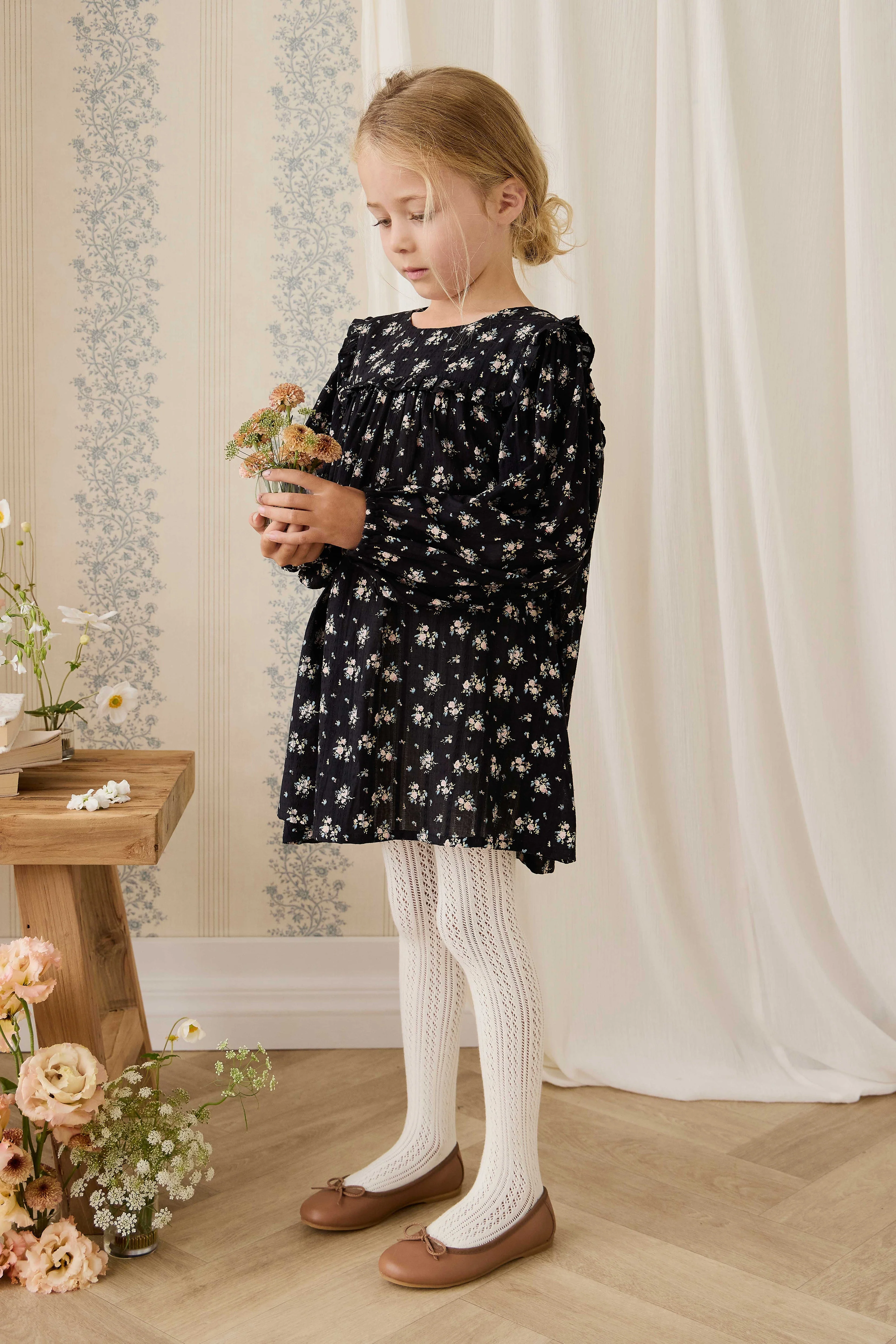 Parchment Combed Cotton Tights with Gentle Stretch & Smooth Classic Fit