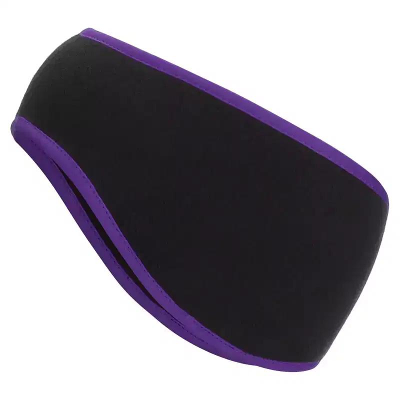 Unique Bargains Polar Fleece Stretchy Winter Running Jogging Sweatband Ear Warmer Headband