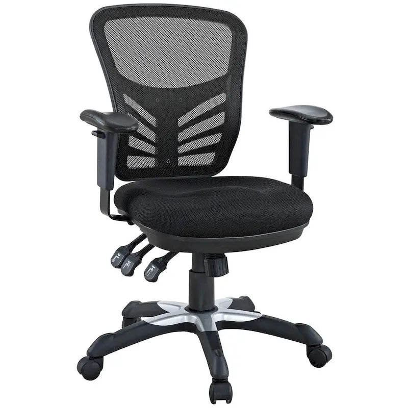 Ergonomic Mesh Office Chair with Adjustable Back & Armrests