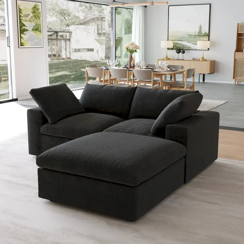 Modern Modular Convertible Sectional Sofa Couch for Living Room