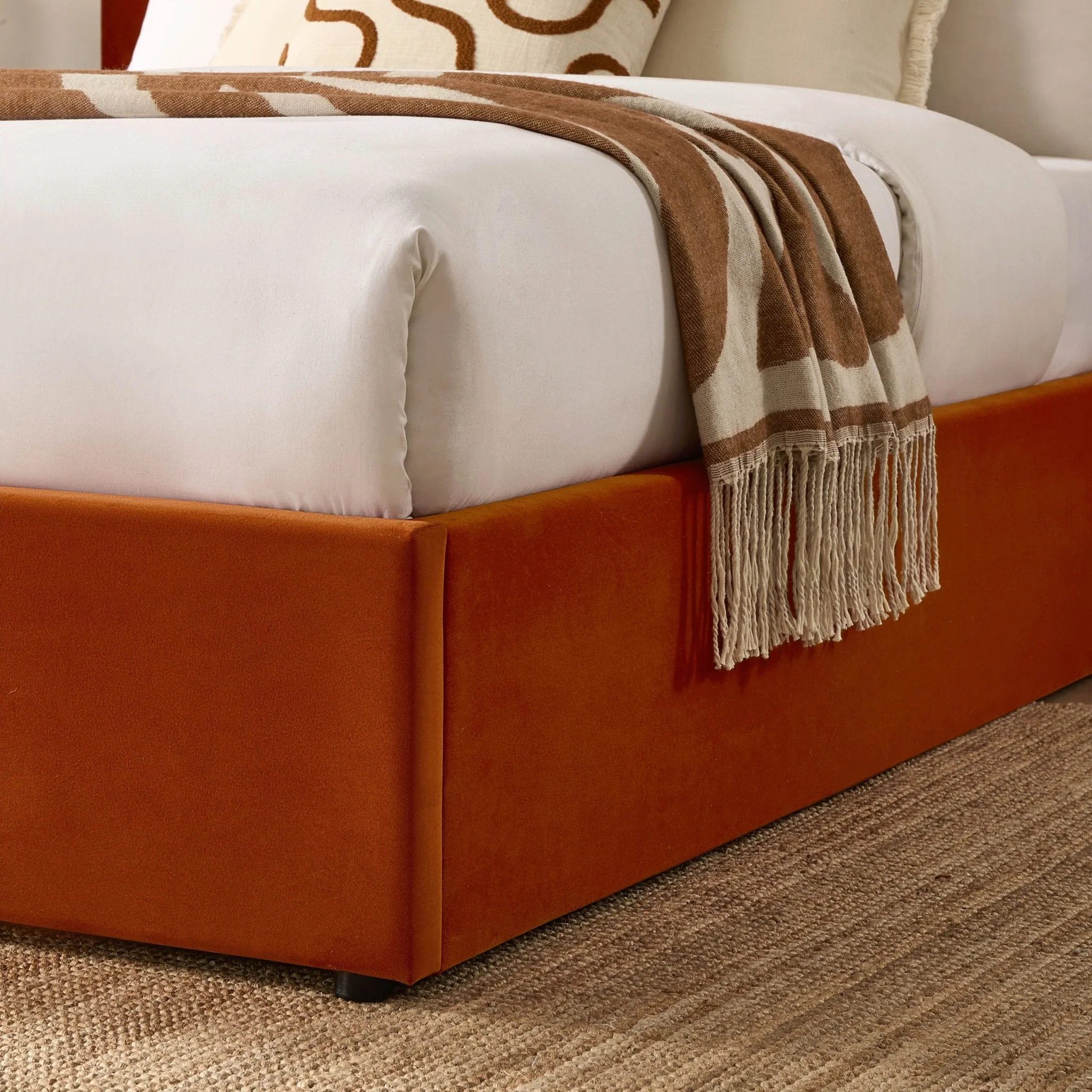Storage Bed - Bright Orange