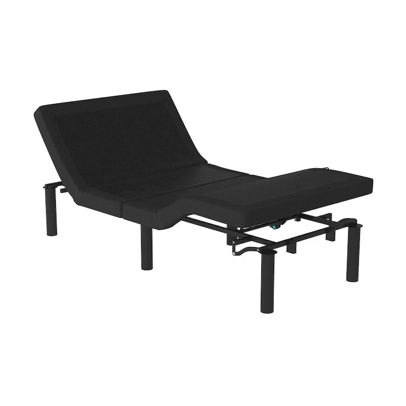 Anti-skid Upholstered Adjustable Bed Base with Wireless Remote