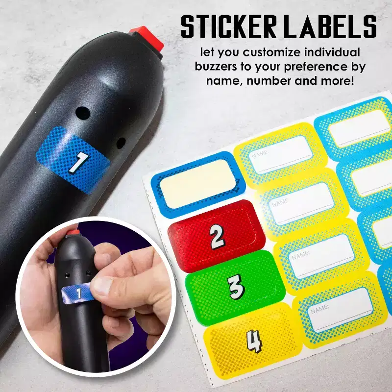 Digital Energy Wireless Handheld Buzzer Game System Console, Size: 8 Pack