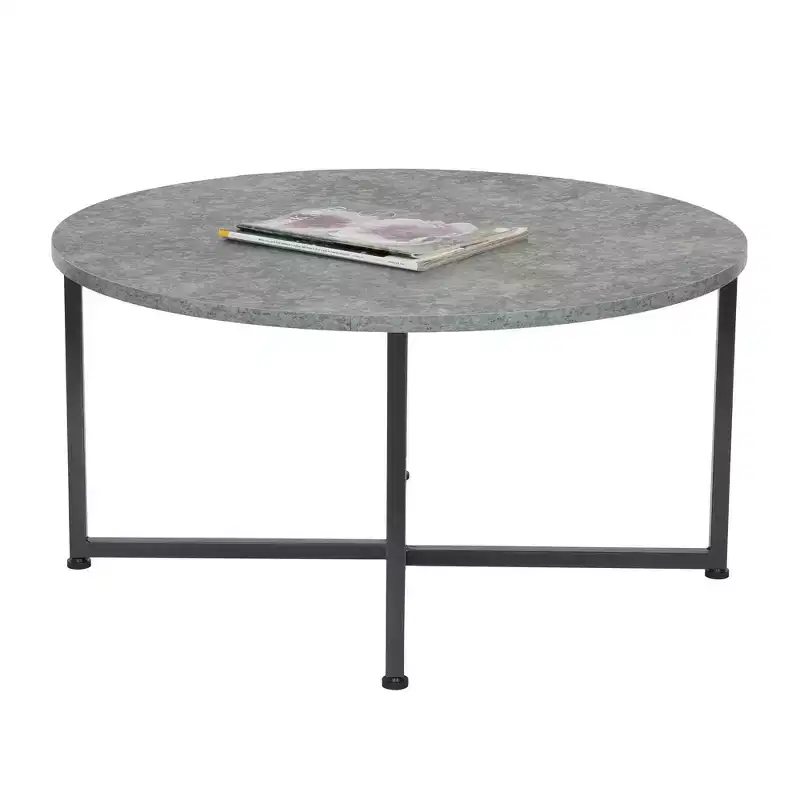 Household Essentials Jamestown Round Coffee Table