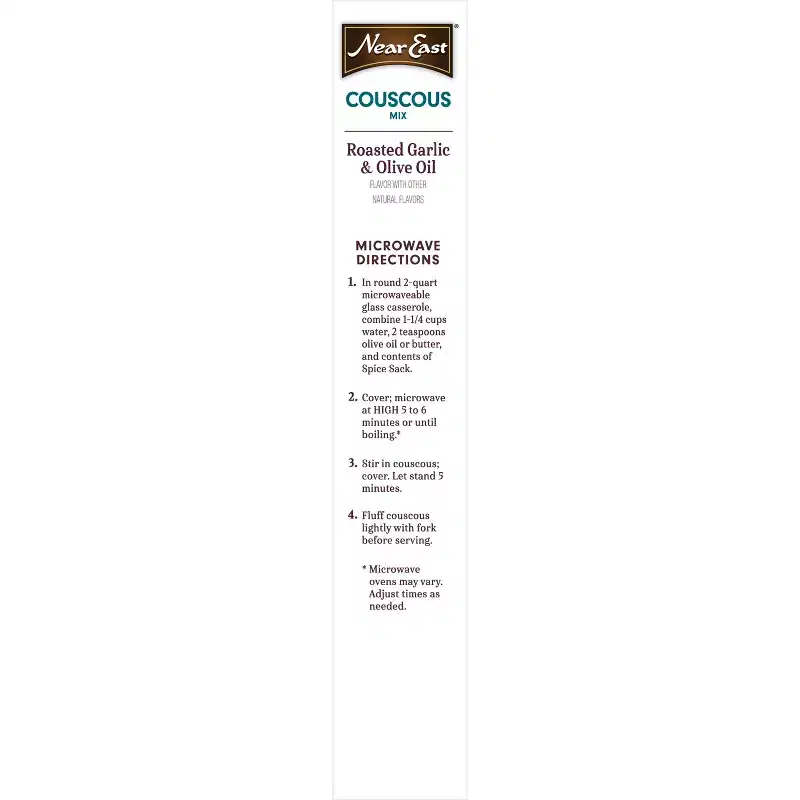 Near East Mix Roasted Garlic & Olive Oil Couscous - 5.8oz