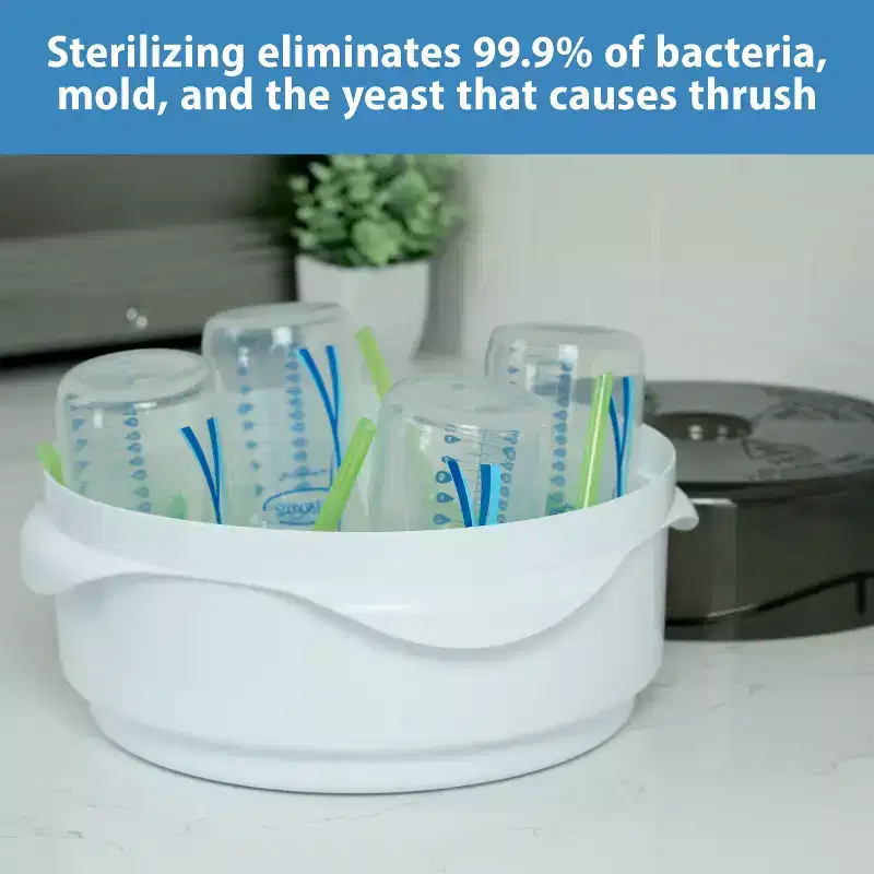 Dr. Brown's Microwave Steam Sterilizer for Baby Bottles & Accessories
