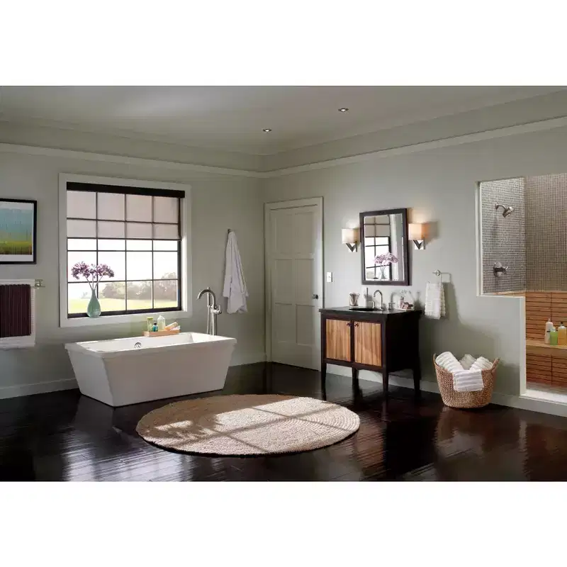 Delta Faucets Trinsic Two Handle Widespread Bathroom Faucet