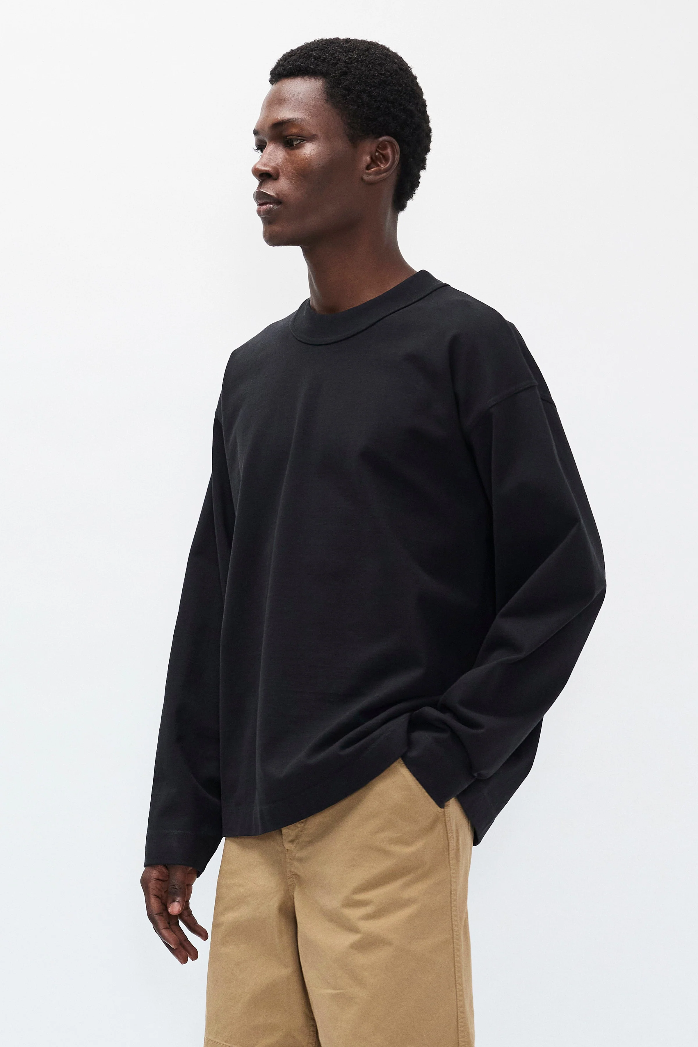 Compact Cotton LS T-shirt - A relaxed fitting longsleeve t-shirt cut - XS/S/M/L/XL/XXL (2)