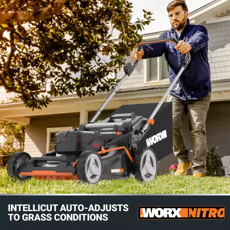 Worx Nitro WP772 40V PowerShare PRO 21 Cordless Push Lawn Mower