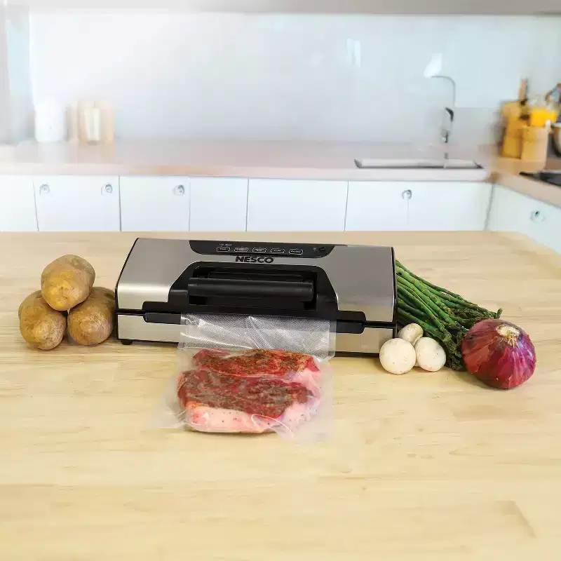 NESCO 120-Watt Deluxe Vacuum Sealer, VS-15S