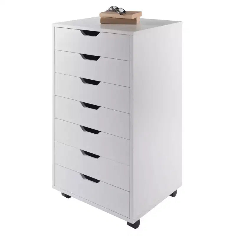 7 Drawer Cabinet with Casters -