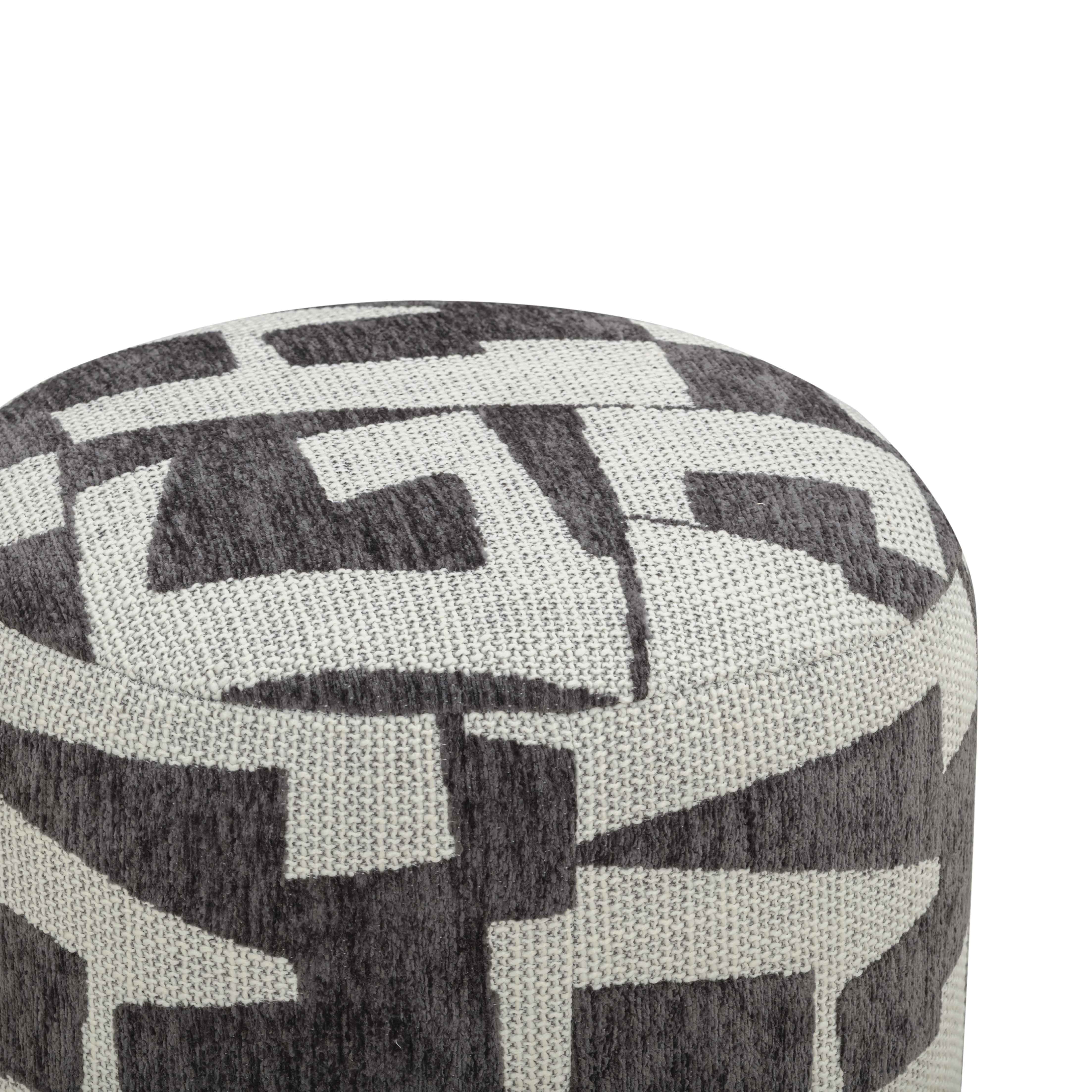 Performance Jacquard Ottoman