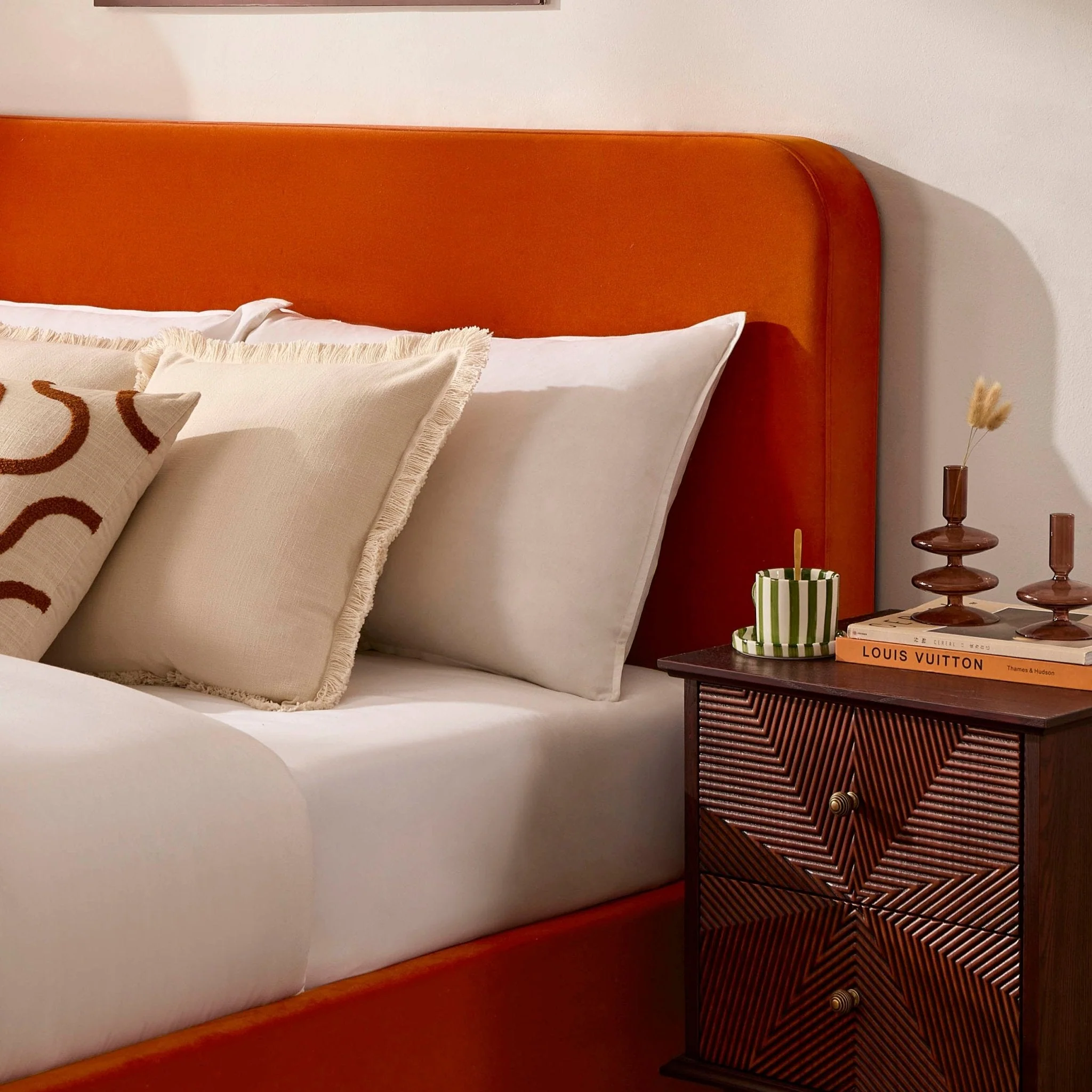 Storage Bed - Bright Orange