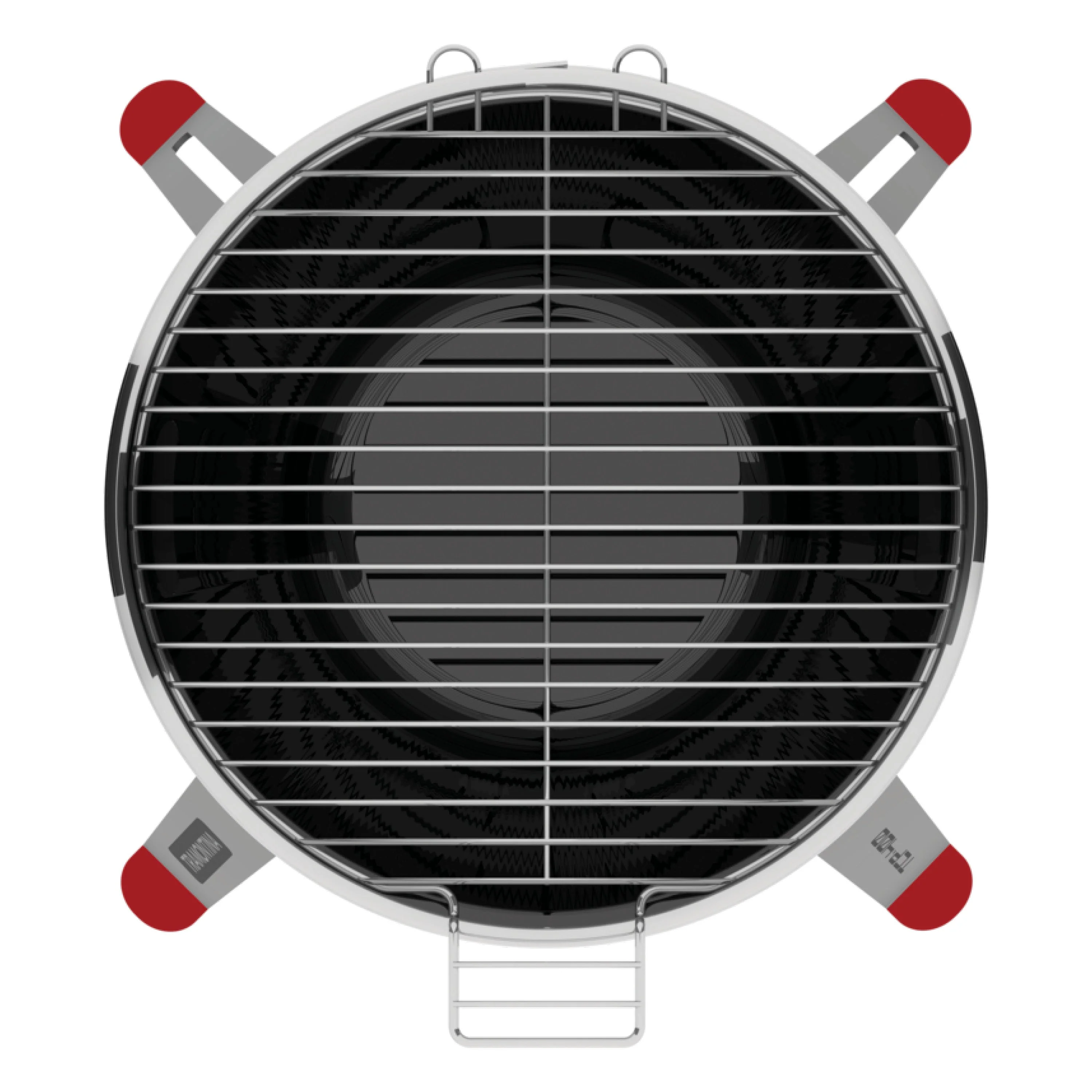 15.5 Inch Stainless Steel Round BBQ Charcoal Grill with Lid