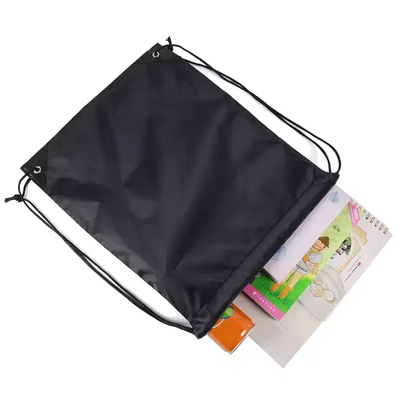 40 Pcs Drawstring Backpack Bulk Draw String Bags Cinch Polyester Bag, 10 colors