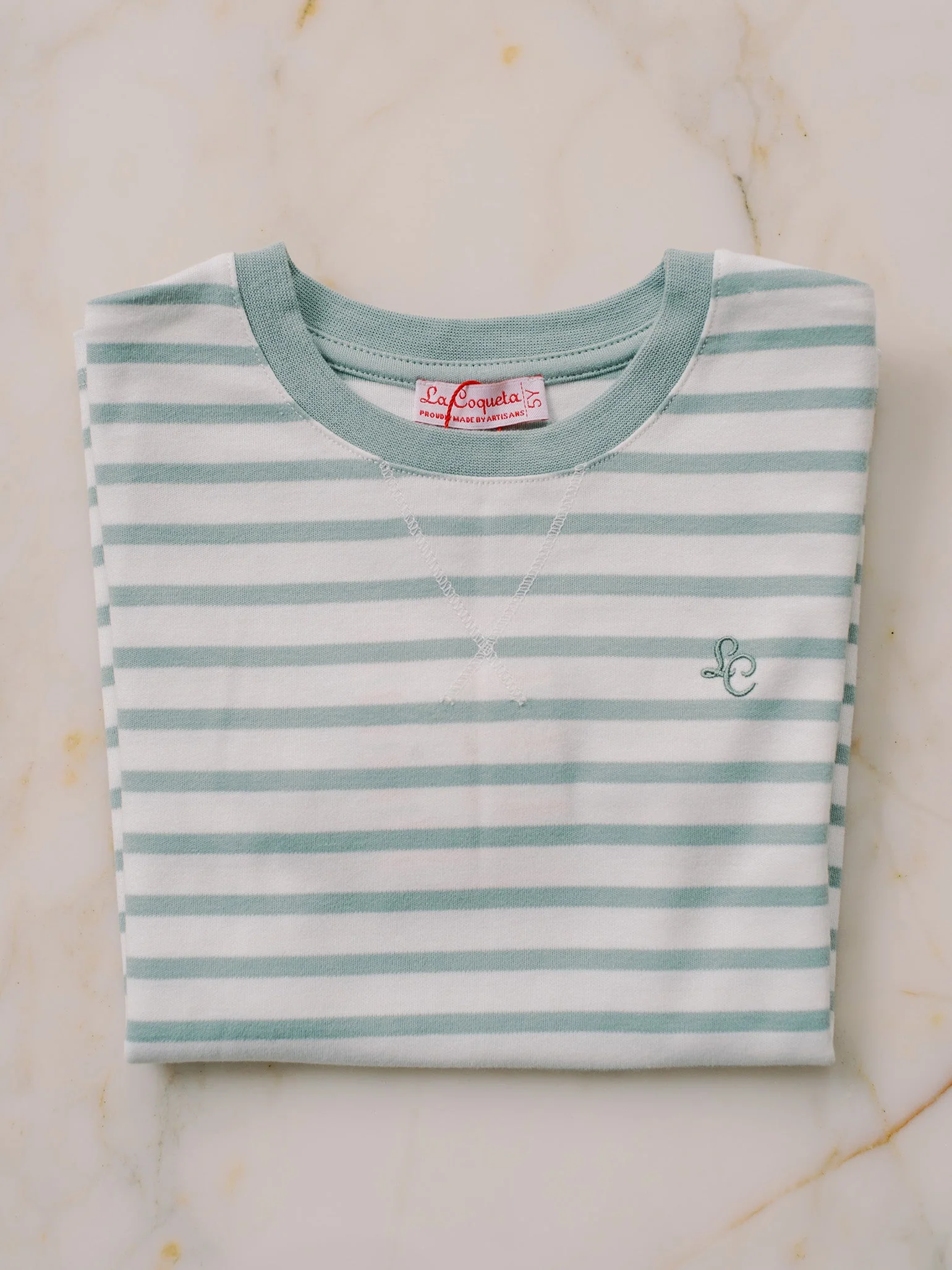 Green Stripe Kids T-Shirt