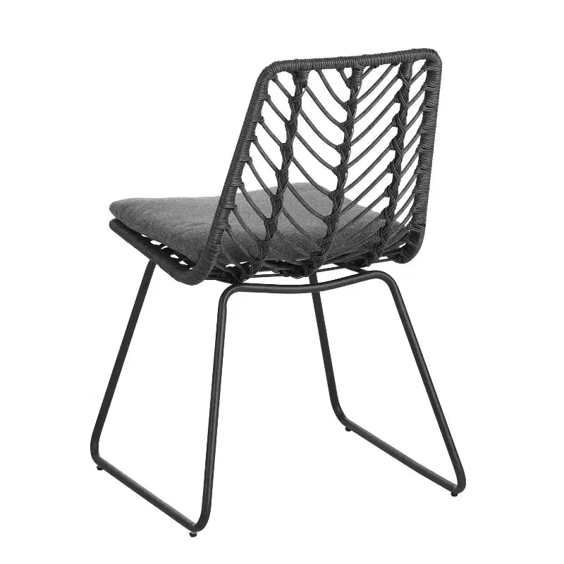 Christopher Knight Home Deja 9 Piece Patio Transitional Iron Rattan Dining Set with Cushions