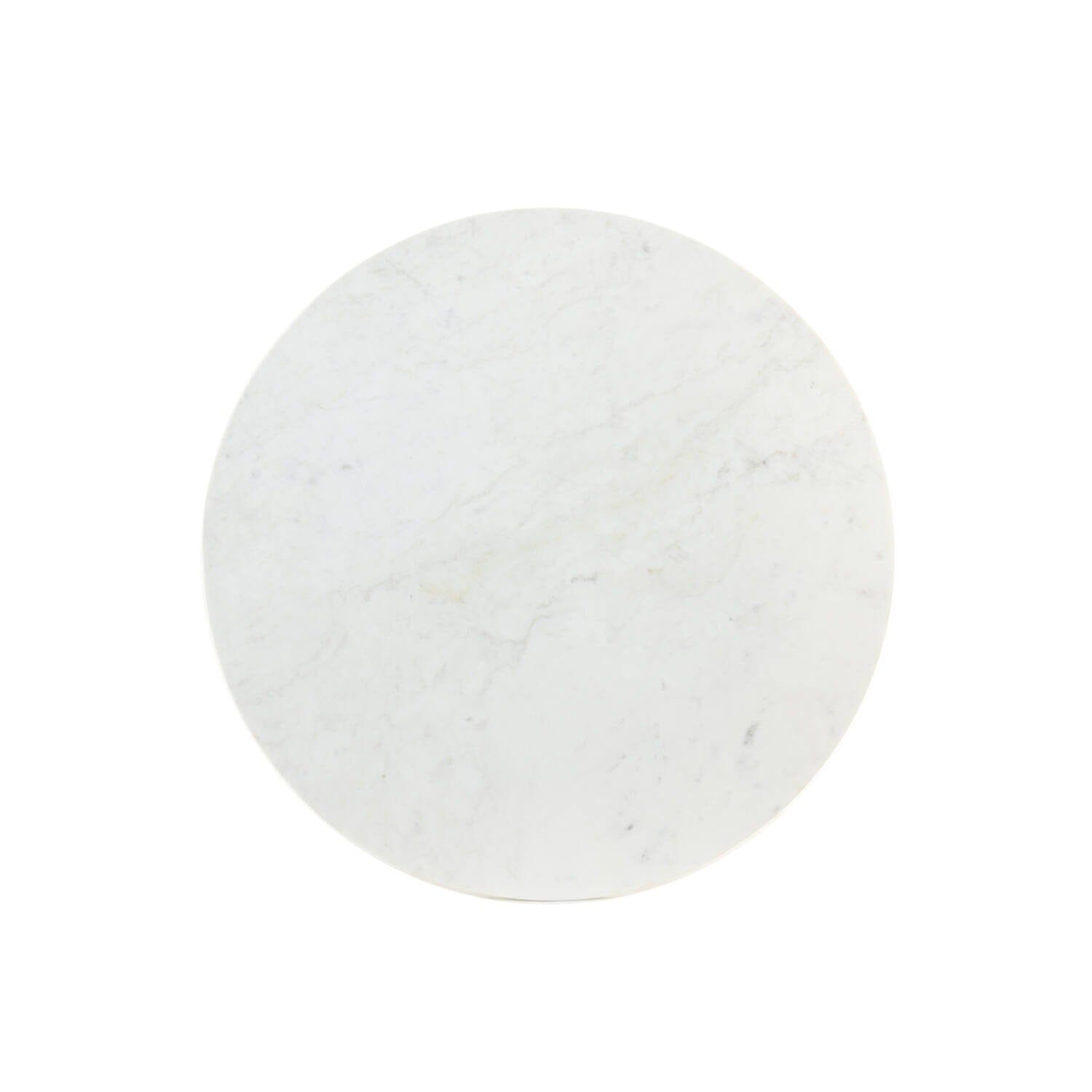 Gold Coffee Table with White Marble Top
