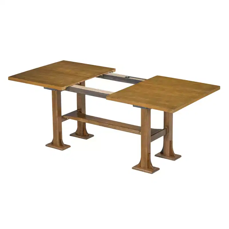 6 Pieces Dining Table Set with Bench for 6, Kitchen Table Set with Storage Drawer and 4 Upholstered Dining Chairs