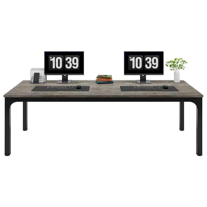78.74 inch Extra Long 2 Person Double Computer Desk for Home Office