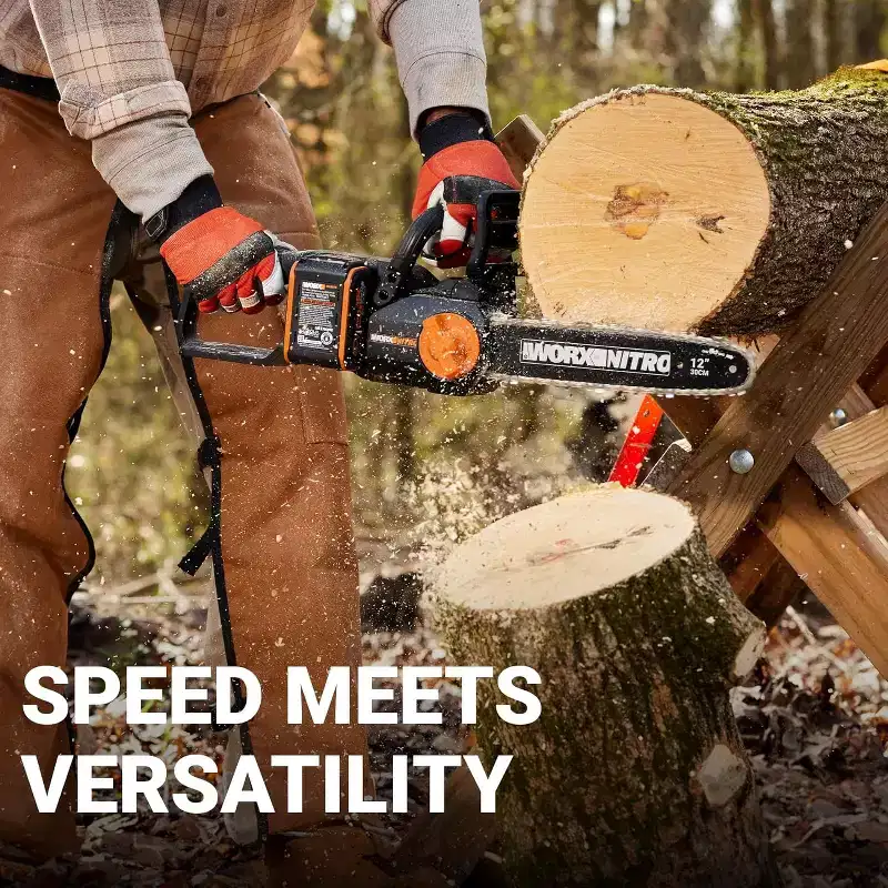 Worx Nitro WG350 20V Brushless 12 Cordless Chainsaw