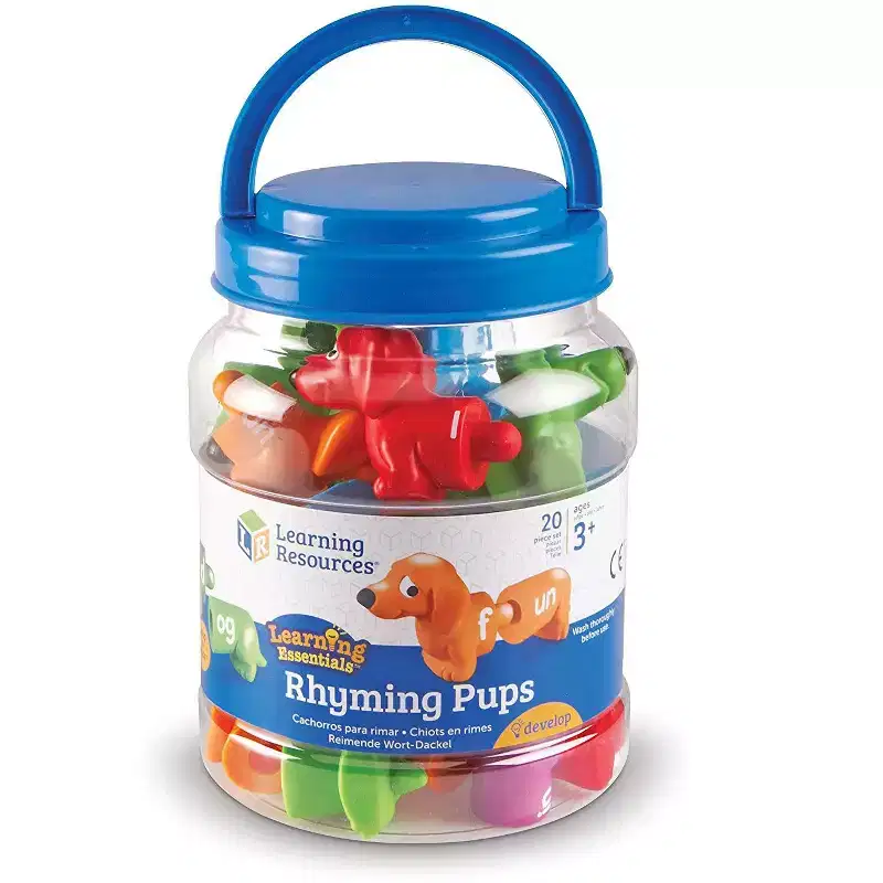 Learning Resources Snap-N-Learn Rhyming Pups Toy - Phonics, Letter Game, Ages 3+