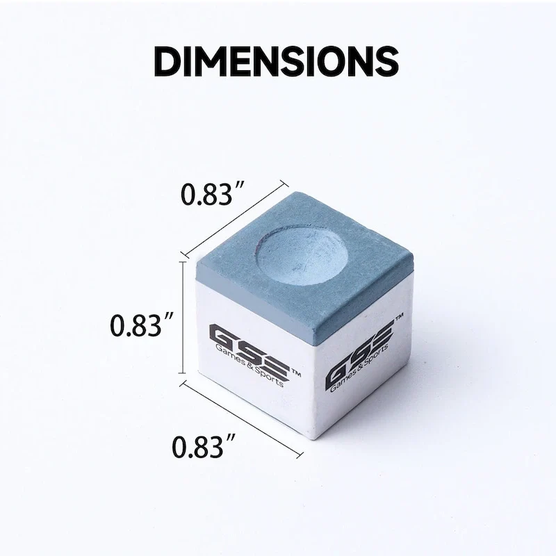GSE 12-Pack Billiard/Pool Cue Chalks, Billiard Pool Table Accessories