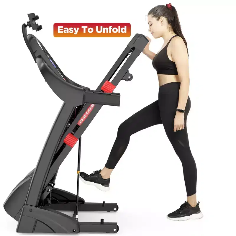 5.0HP Folding Treadmill for Home Office w/ 20Auto Incline, 300lbs Capacity Treadmill, 12MPH Fast Speed, 71 Programs, APP Enabled for Running Walking