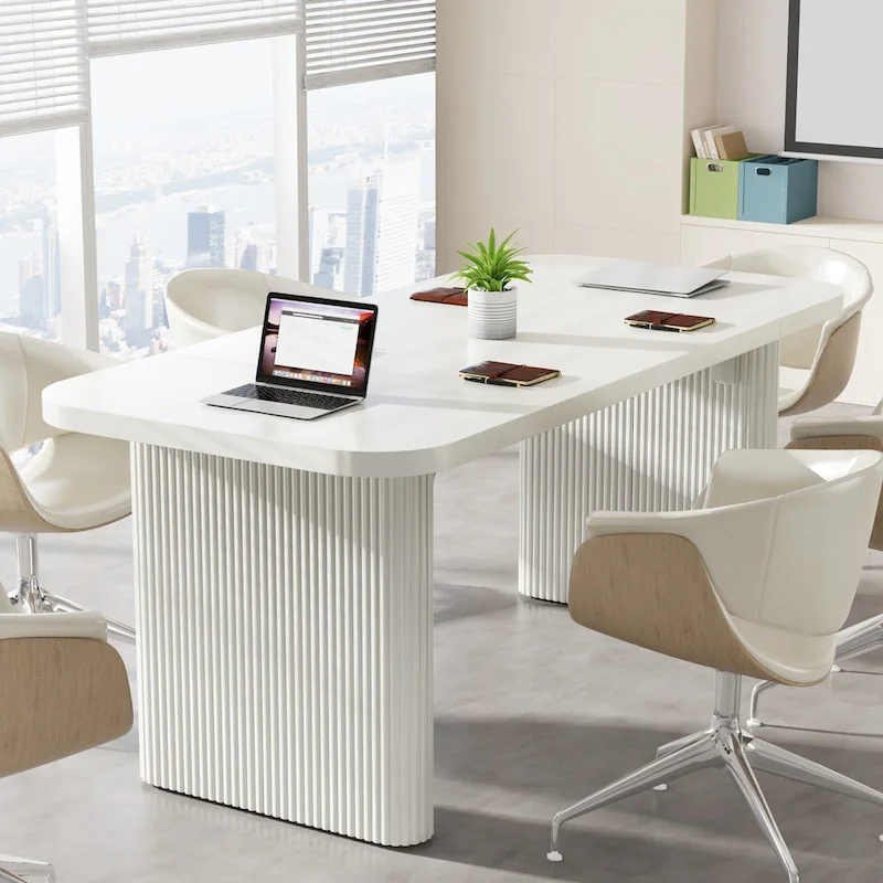 63 Computer Desk for Home Office, Simple Rectangular Writing Table for Study Room Bedroom