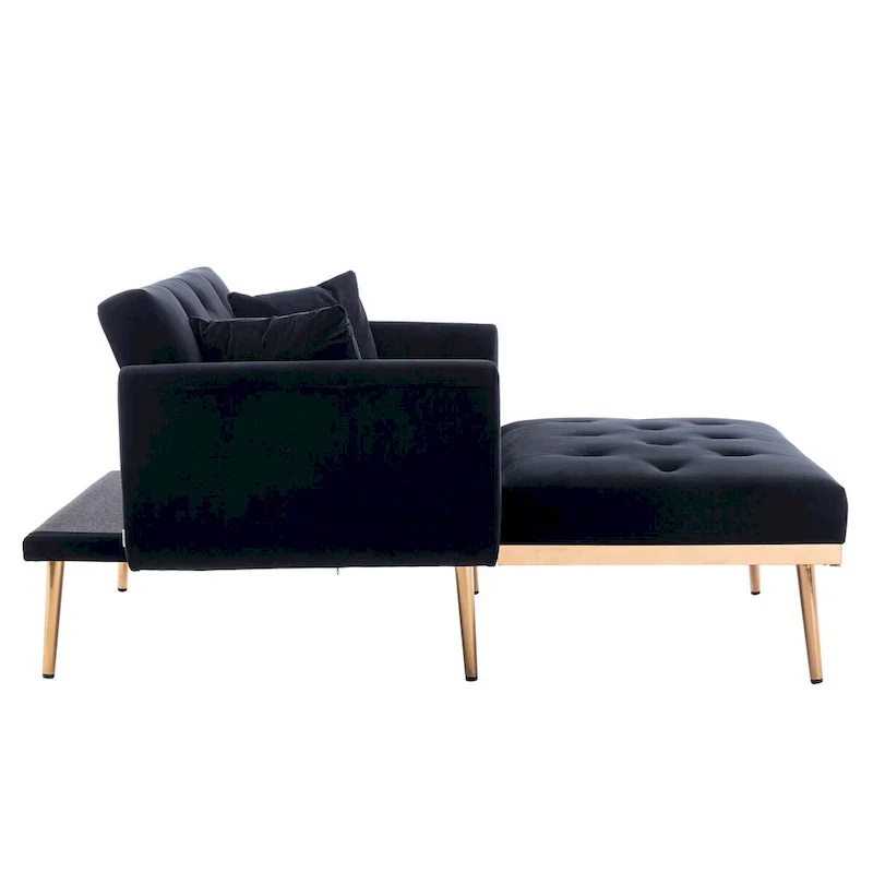 Barrel Accent Chair with Foam Padding and Velvet Upholstery