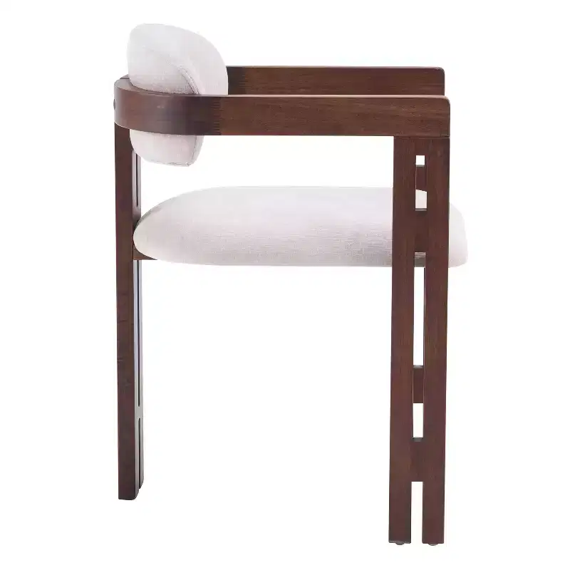 Christopher Knight Home Pascale Mid-Century Modern Rubberwood Upholstered Dining Chairs (Set of 4)