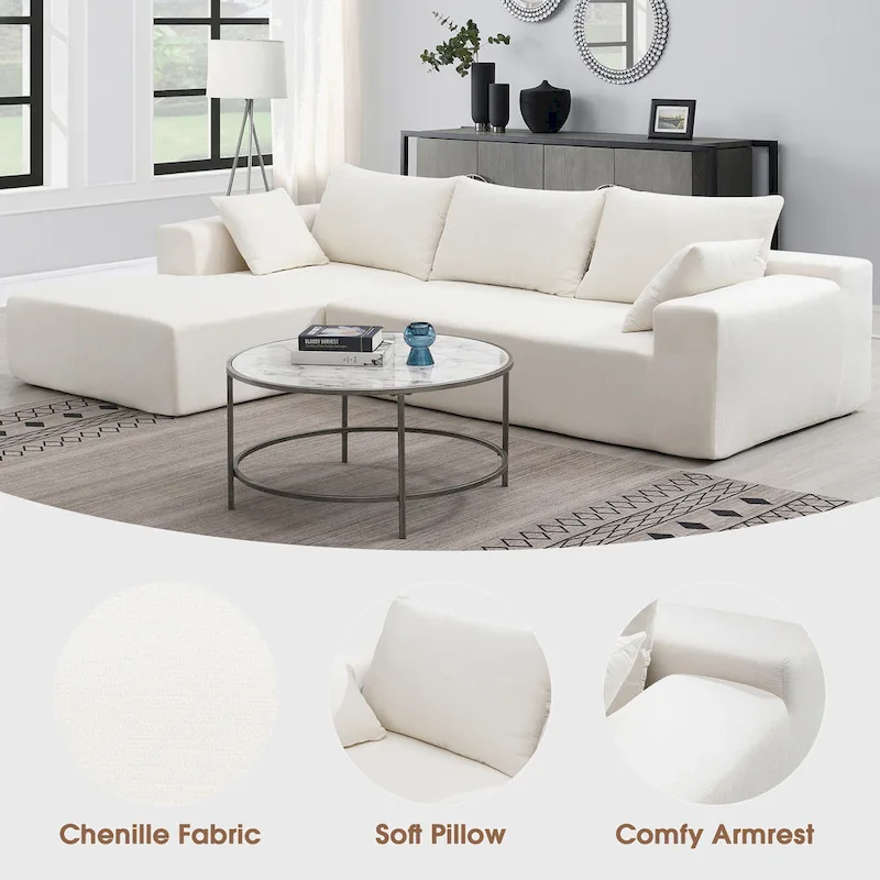 Modular Sectional Living Room Sofa Set