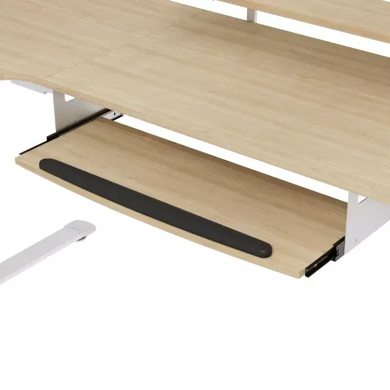 EUREKA ERGONOMIC 60x23 L Shaped Standing Desk with Accessories Set
