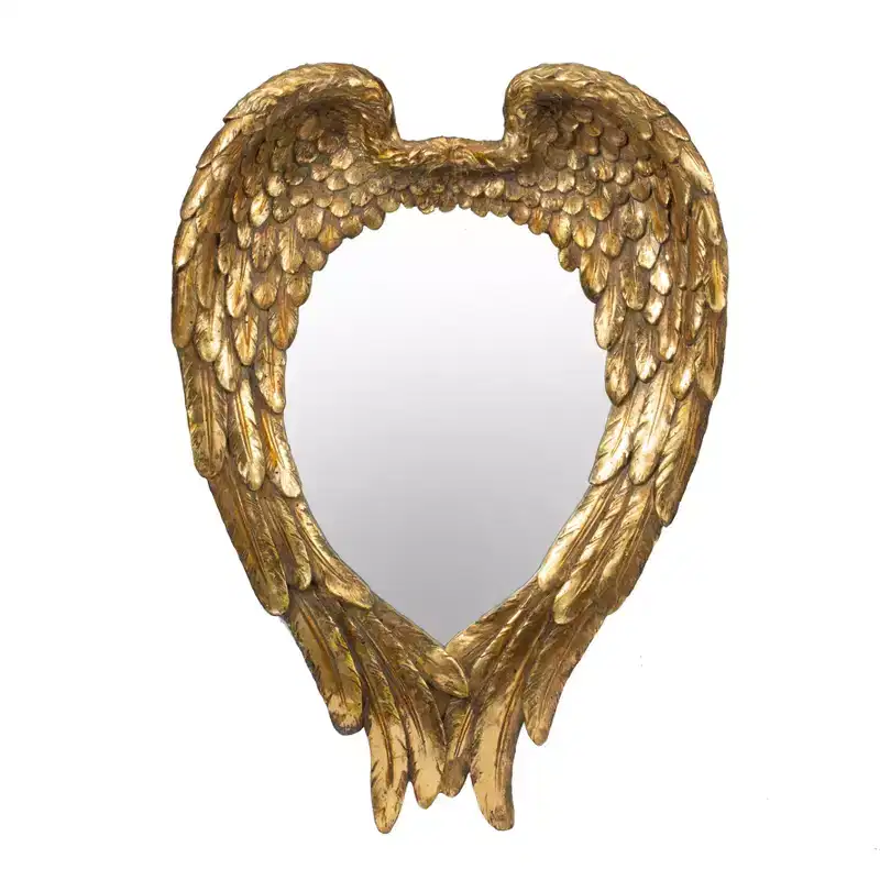 Golden Wing Decorative Wall Mirror
