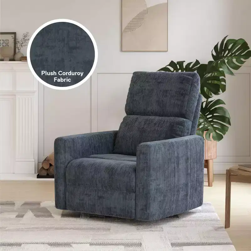 DHP Lukas Swivel Recliner Chair