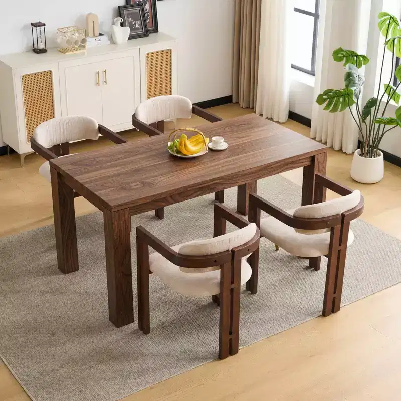 Christopher Knight Home Pascale Mid-Century Modern Rubberwood Upholstered Dining Chairs (Set of 4)