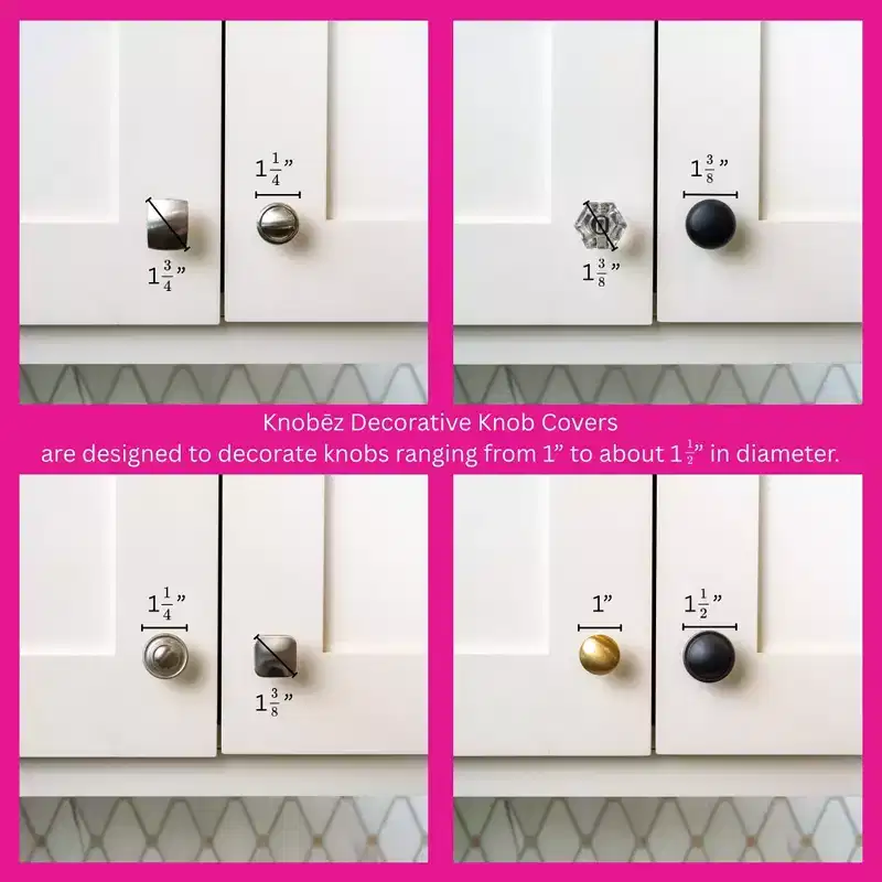Knobz: Decorative Knob Covers - Strawberry - 12pk, Hardware Decorations