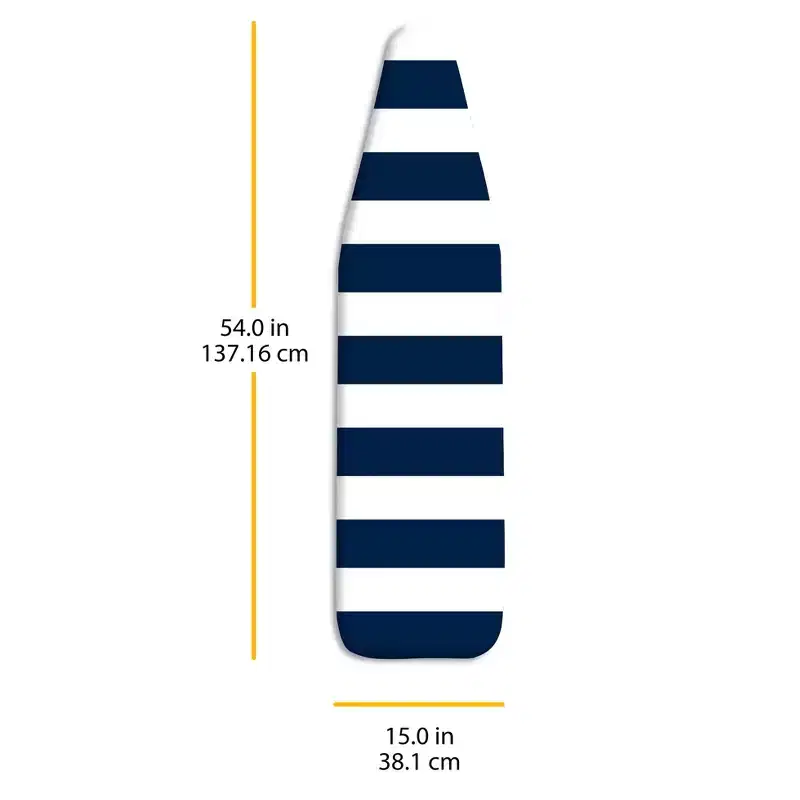 Whitmor Ironing Board Cover and Pad Stripe Navy