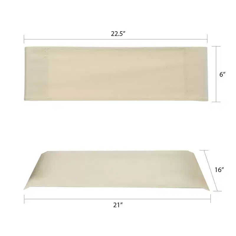 Extra Wide Director's Chair Replacement Canvas Wide - Flora Home