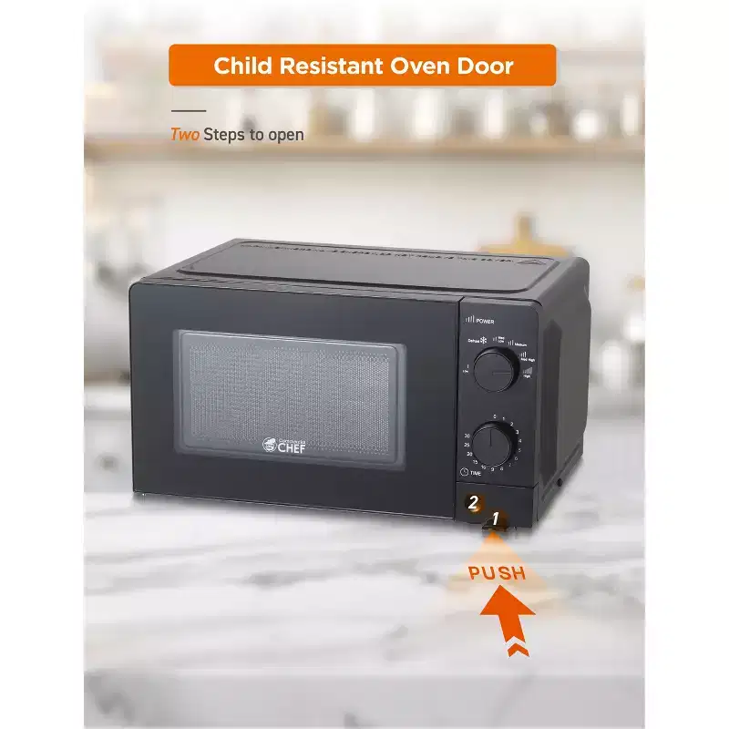 COMMERCIAL CHEF Countertop Microwave Oven 0.6 Cu. Ft. 600W