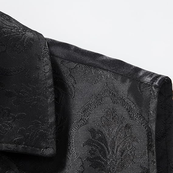 Men's Gothic Steampunk Suit Vest �C Western Waistcoat with Paisley Print