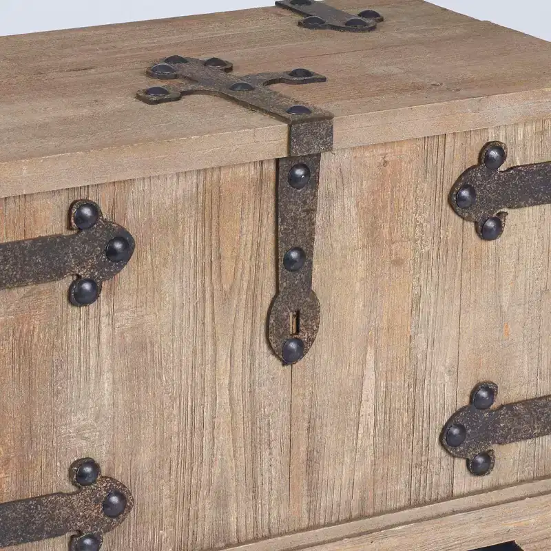 Household Essentials Decorative Trunk, Victorian, Small