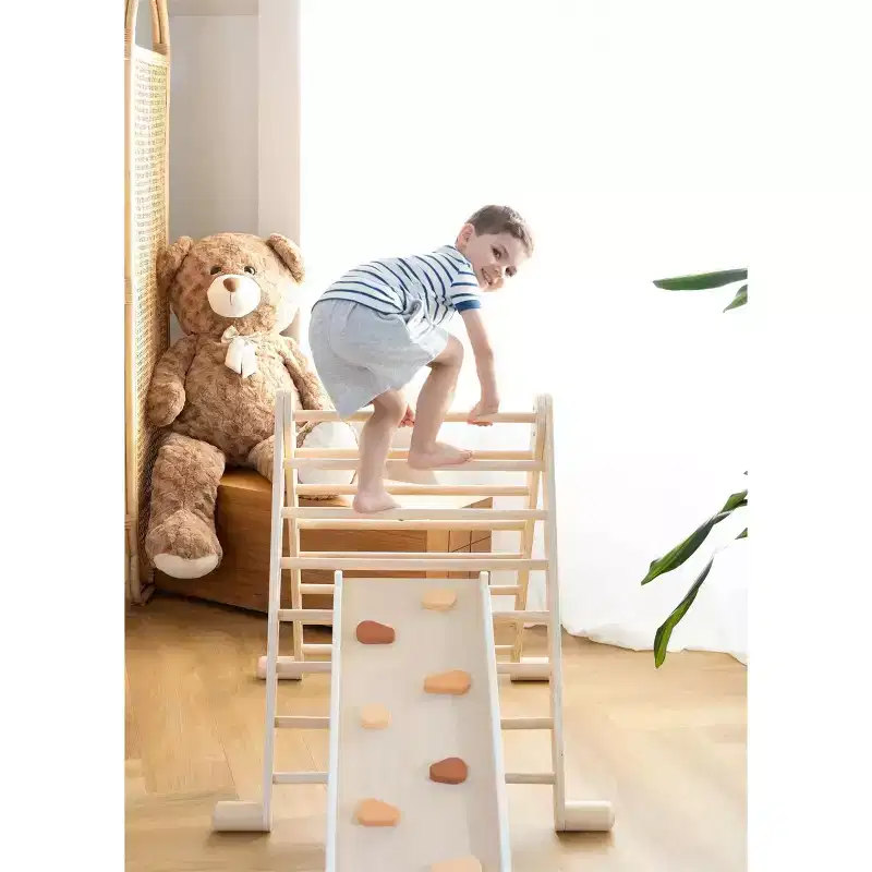Coco Village - Montessori 2-in-1 Triangle & Wall Climber