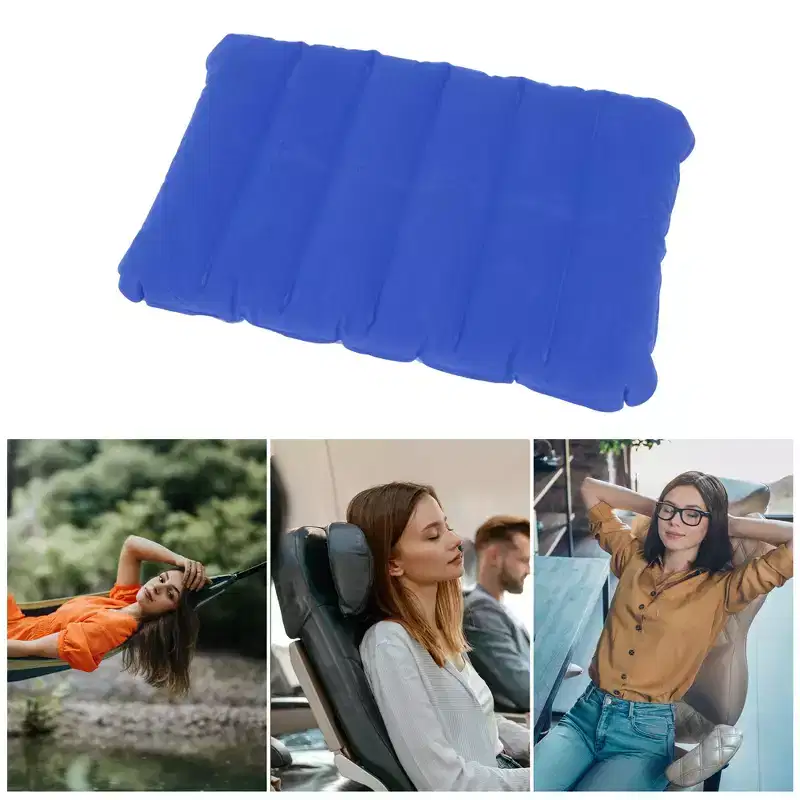 Unique Bargains Blow-up Camping Pillow Inflatable Pillow 1 Pc