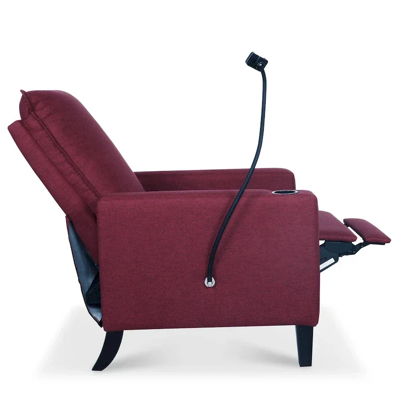 Adjustable Recliner Sofa with Cup Holder and Storage Pocket