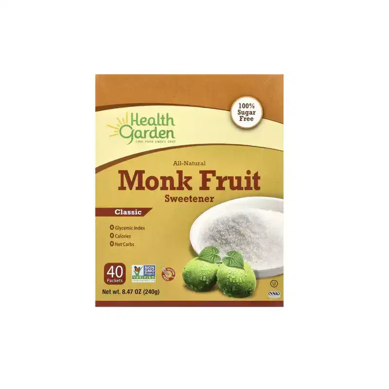 Health Garden Monk Fruit Packets 40 ct -2pack
